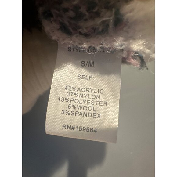 Bluivy Floral Crew Neck Sweater - Pink and Green - Picture 7 of 10